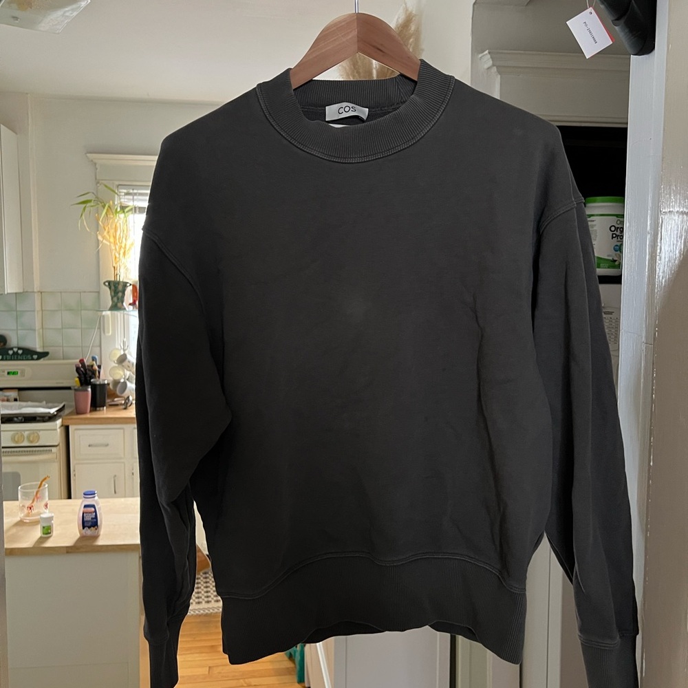 COS Men's Mock Neck Oversized Sweater